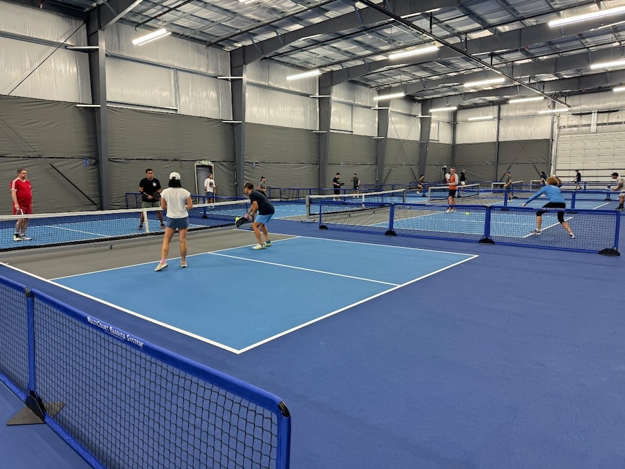 Picture of pickleball courts at Side Out Mukilteo, Washington