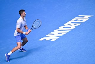 Novak Djokovic during the Australian Open AO 2024