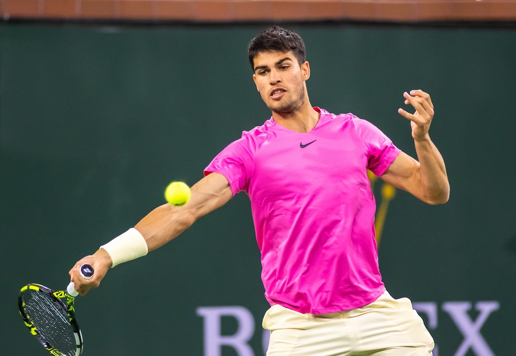 Carlos Alcaraz at the 2023 BNP Paribas Open