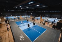 Indoor pickleball courts from The Picklr Noblesville, IN