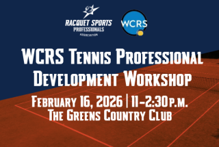 WCRS Tennis Development Event promo graphic