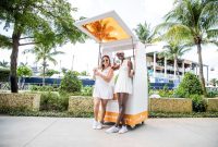 La Roche-Posay kiosk at Miami Open