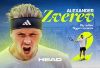Head promo celebrating Alexander Zverev's recent US Open Championship
