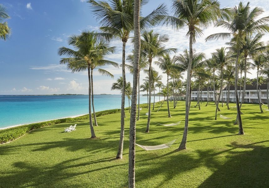The Ocean Club, A Four Seasons Resort on Paradise Island, Bahamas is situated on a pristine stretch of white-sand, turquoise water beach, with three pools, Jean-Georges dining, spa, tennis, new padel courts and 107 rooms on 35 acres. The exclusivity and privacy of the Resort is a true hallmark.