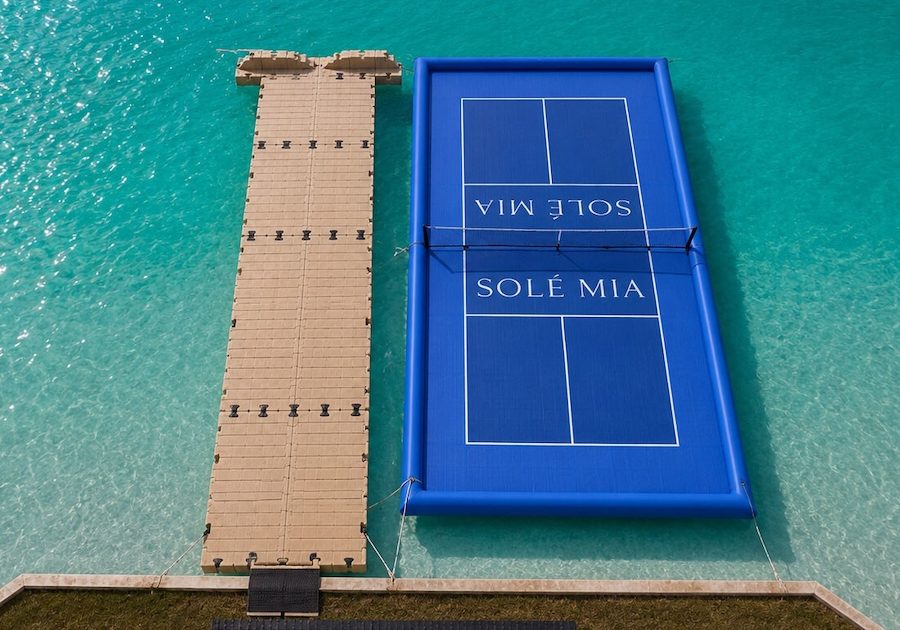 Inflatable Floating Pickleball Court
